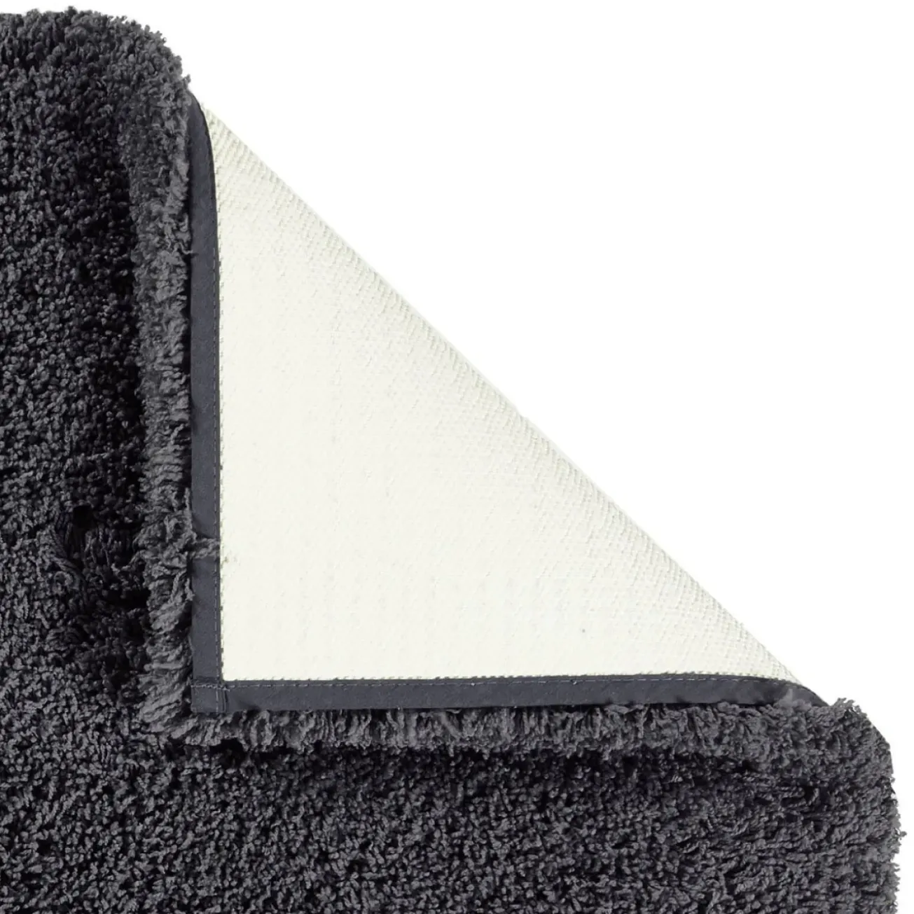 Bath & Living Aquanova Bath mat MUSA color Caviar-633 (dark gray)
