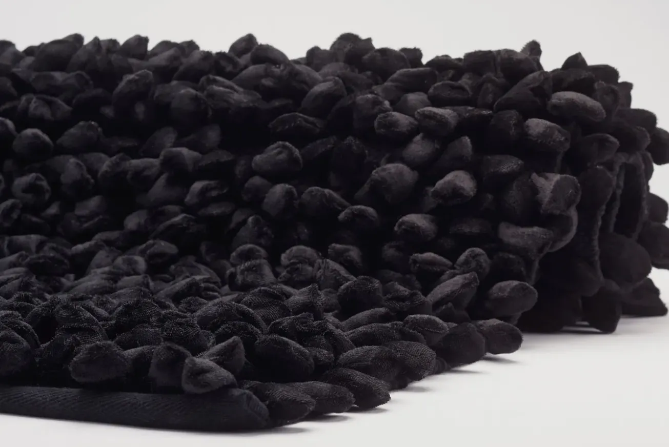 Bath & Living Aquanova Bath mat ROCCA , black (ROCBM-09)