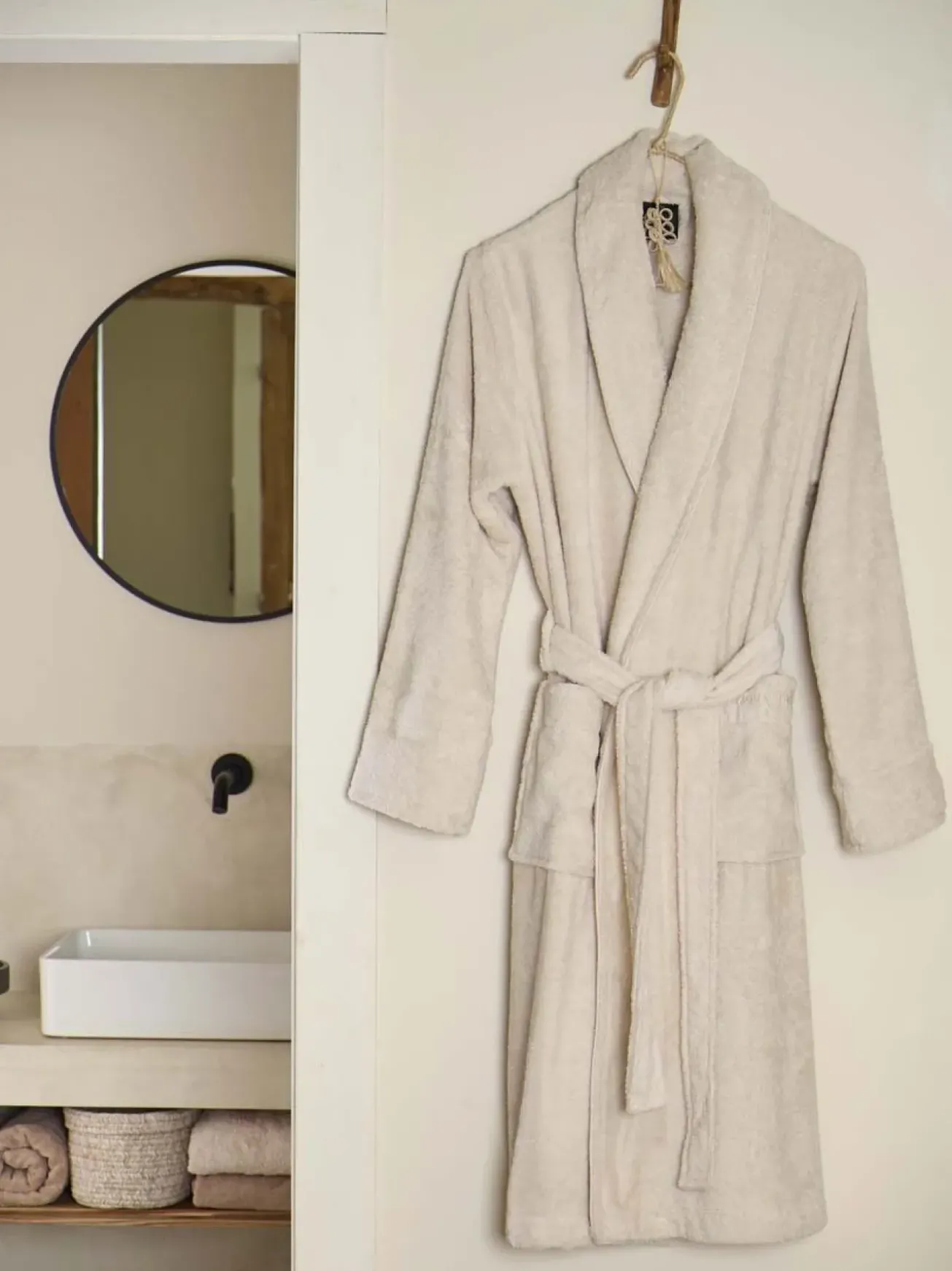 Bath & Living Aquanova Bathrobe LONDON color (beige)