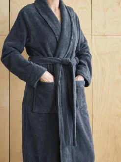 Bath & Living Aquanova Bathrobe LONDON color (gray)