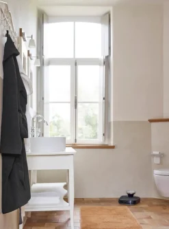 Bath & Living Aquanova Bathrobe OSLO color Caviar (grey) Size M