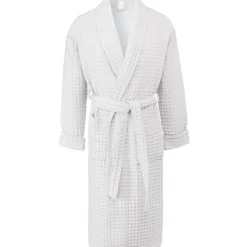 Bath & Living Aquanova Bathrobe waffle pattern VIGGO color (white), 100% cotton