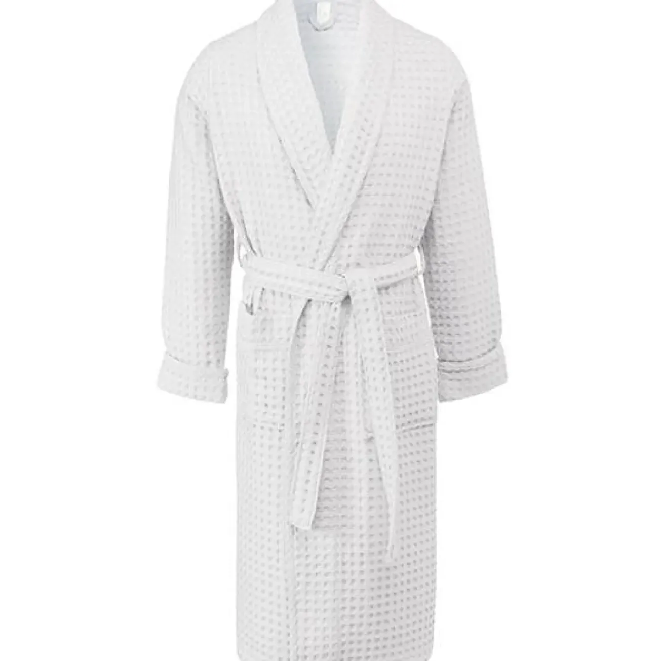 Bath & Living Aquanova Bathrobe waffle pattern VIGGO color (white), 100% cotton