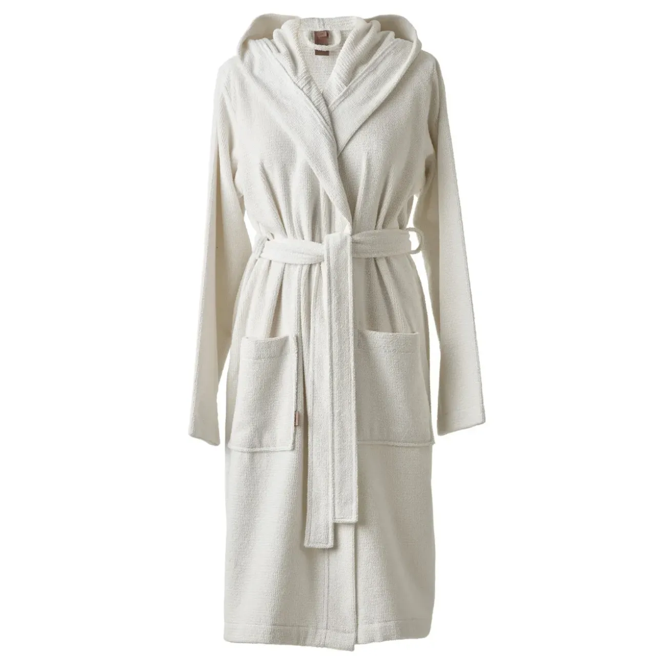 Bath & Living Aquanova Bathrobe with hood OSLO color Cloud (white) Size XL