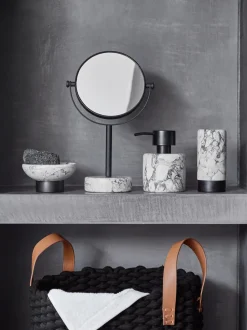 Bath & Living Aquanova Cosmetic mirror NERO color Alba (grey)