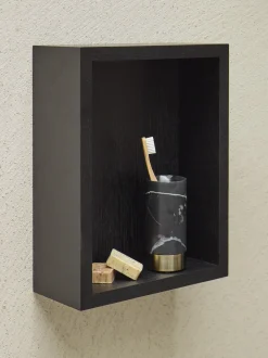Bath & Living Aquanova Cup / toothbrush holder NERO color Black (black)