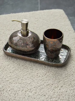 Bath & Living Aquanova Giftbox Ugo soap dispenser Vintage Bronze Paris soap Bois de Cèdre (GIFTUGODIS854-BDC)