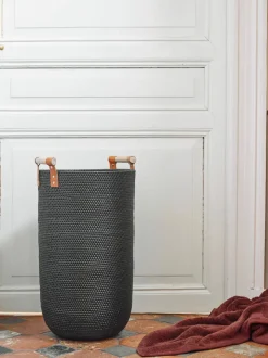 Bath & Living Aquanova Laundry basket CINO color Black (black)