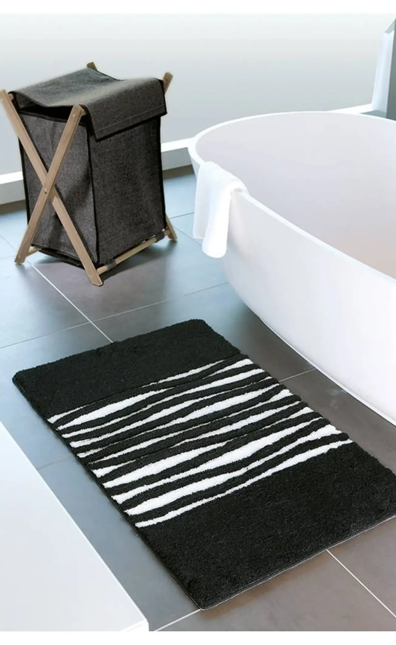 Bath & Living Aquanova Laundry basket Dali Dark Gray-98