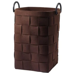 Bath & Living Aquanova Laundry basket DIX color Maroon (DIXLAL-461)