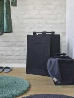 Bath & Living Aquanova Laundry basket LUZ color Black (LUZLAL-09)