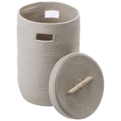 Bath & Living Aquanova Laundry basket OTIS color (beige / greige)
