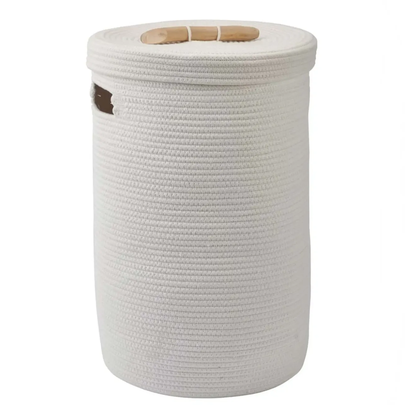 Bath & Living Aquanova Laundry basket OTIS color (ivory / white)