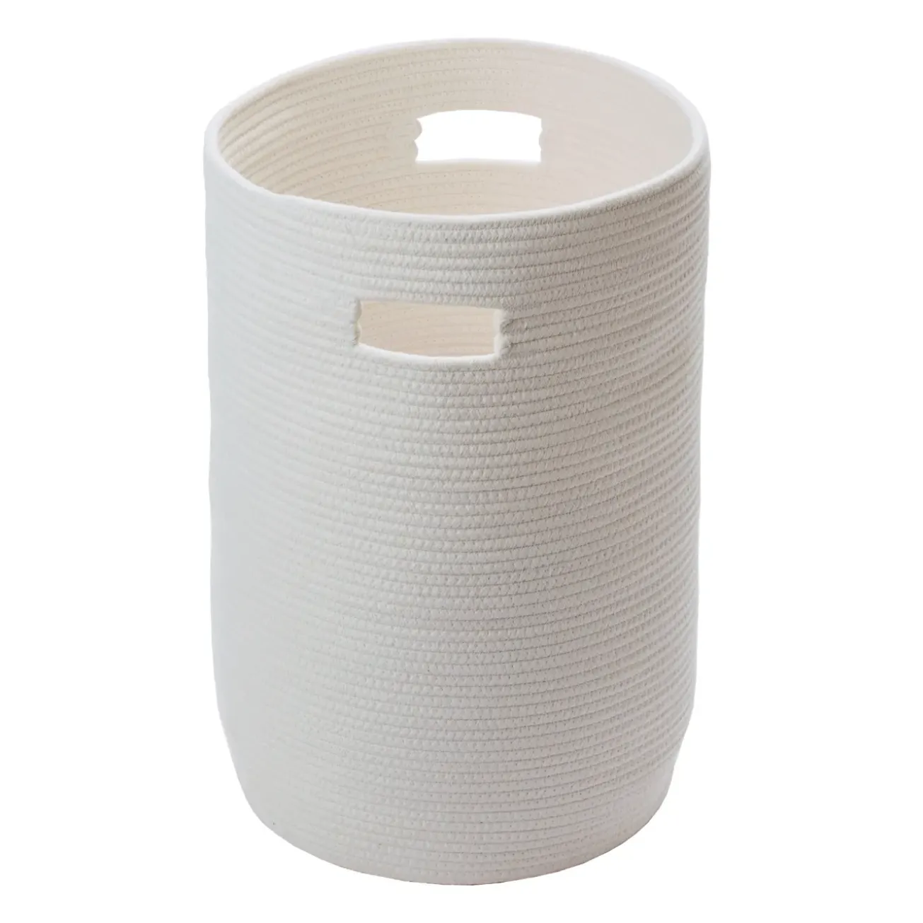 Bath & Living Aquanova Laundry basket OTIS color (ivory / white)