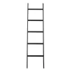 Bath & Living Aquanova Oak towel ladder MINK color black (MINTLL-09)