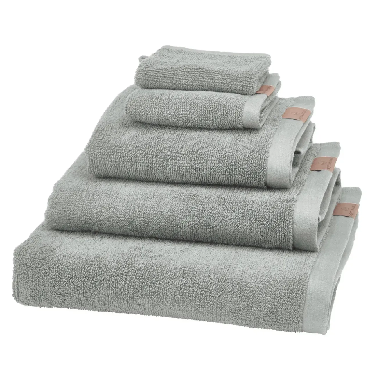 Bath & Living Aquanova Package deal 4: set/6 washcloths OSLO color Smoke-928