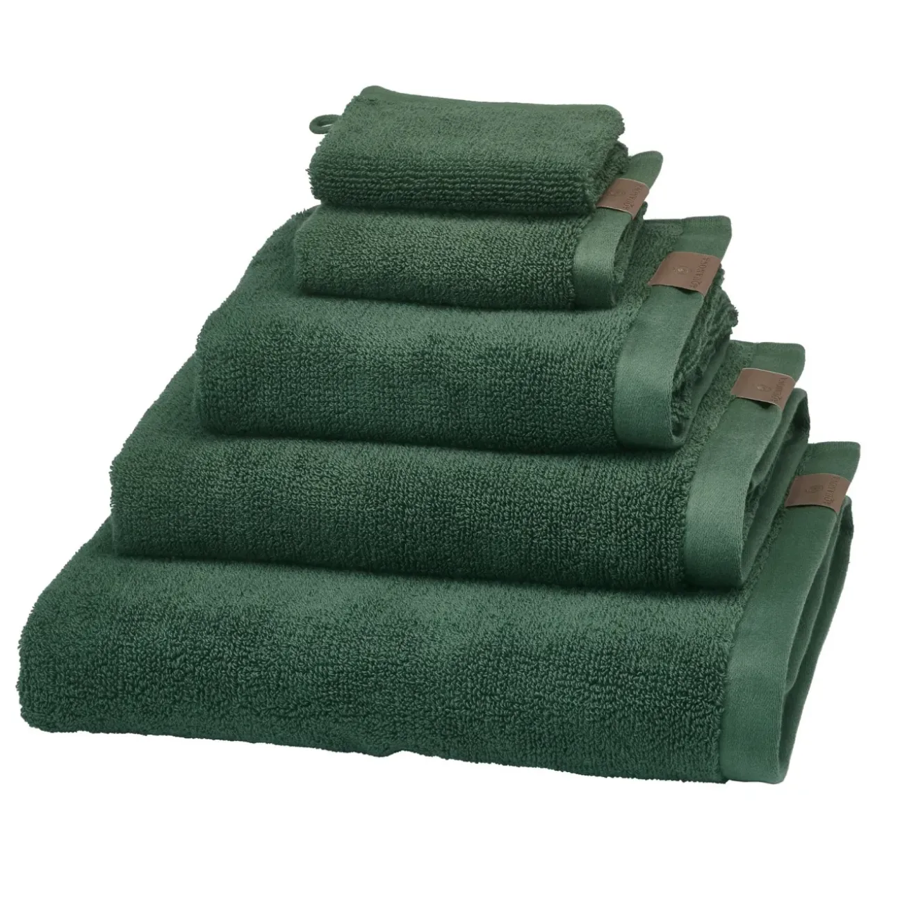 Bath & Living Aquanova Package deal 5: set/6 washcloths OSLO color Ivy-413