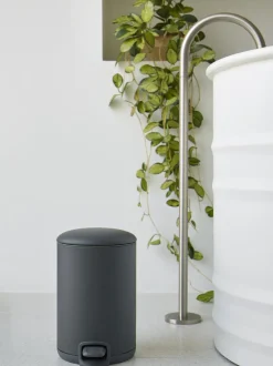 Bath & Living Aquanova Pedal bin KAZ color Dark Gray-98 (gray) 3 liters