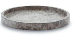 Bath & Living Aquanova Round tray / bowl CONOR color Greige, (gray / beige)