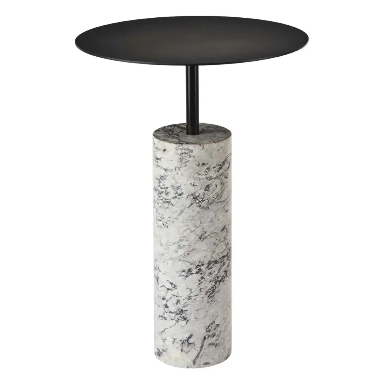 Bath & Living Aquanova Side table NERO color Alba (gray)