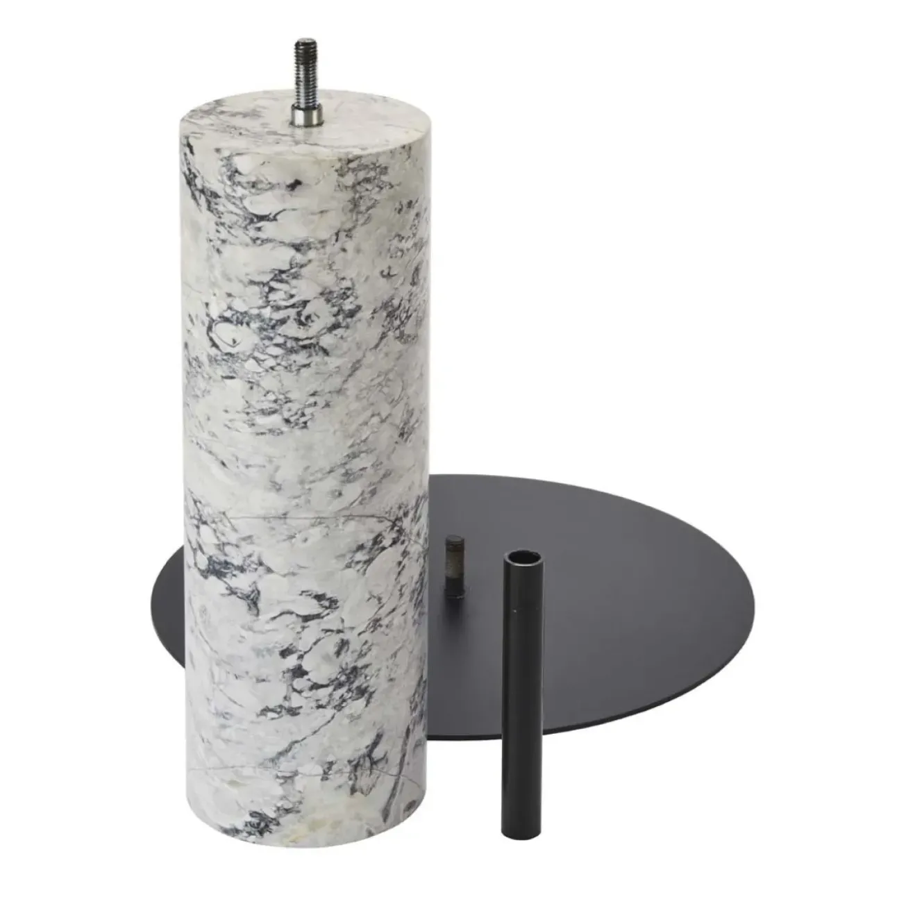 Bath & Living Aquanova Side table NERO color Alba (gray)