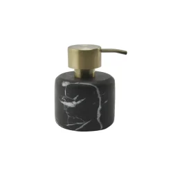 Bath & Living Aquanova Soap dispenser NERO color Black (black) small