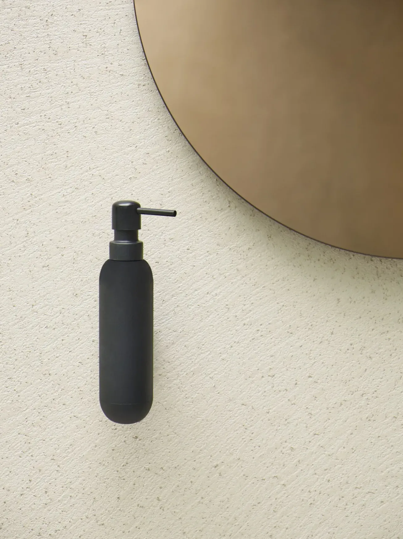 Bath & Living Aquanova Soap dispenser wall STEN color (black)