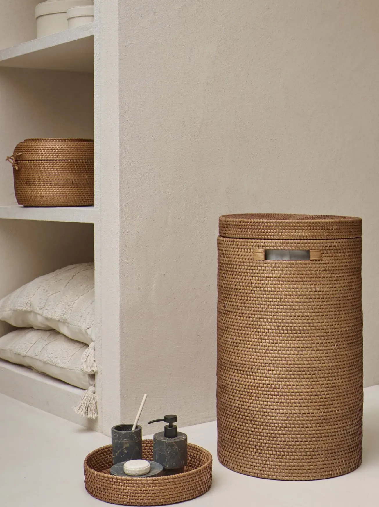 Bath & Living Aquanova Storage basket CINO color Ginger (brown)