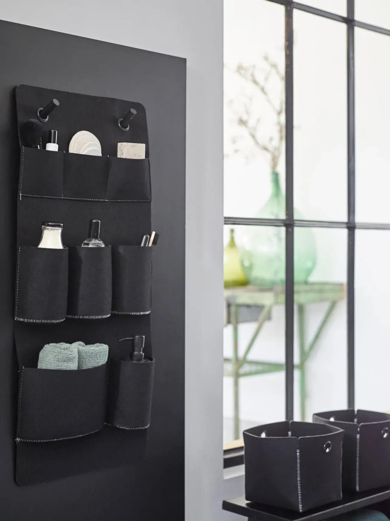 Bath & Living Aquanova Storage basket LIV color Black, black (LIVSBS-09)