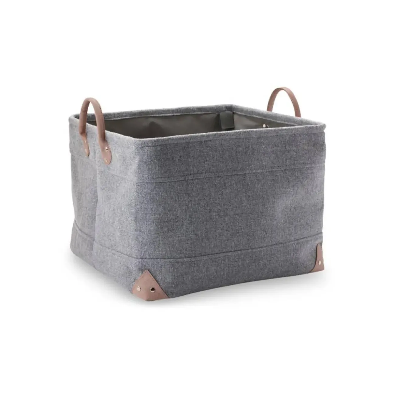Bath & Living Aquanova Storage basket LUBIN Silver Gray-95 (Large)