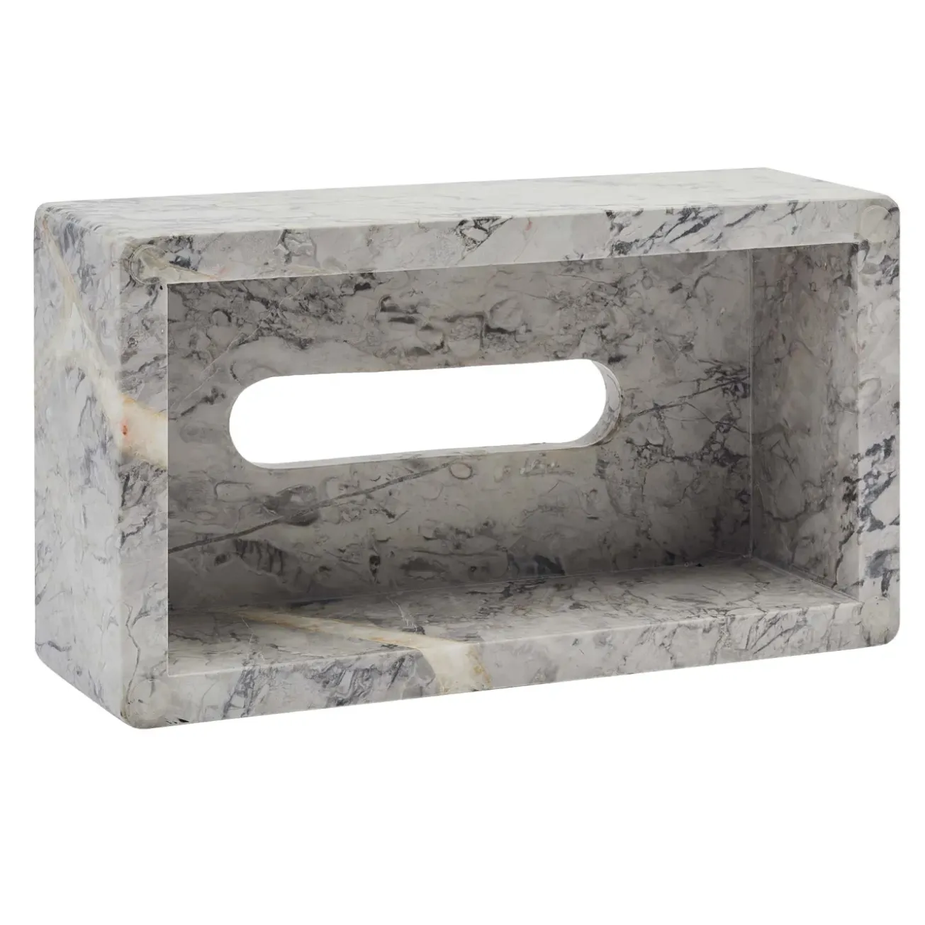 Bath & Living Aquanova Tissue holder NERO color Alba (gray)