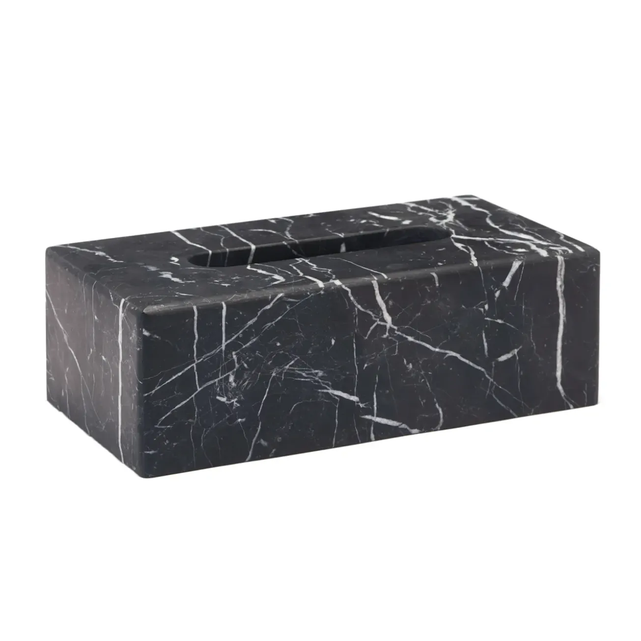 Bath & Living Aquanova Tissue holder NERO color Black (black)