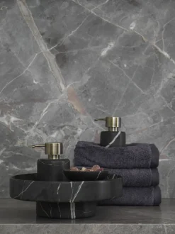 Bath & Living Aquanova Tissue holder NERO color Black (black)