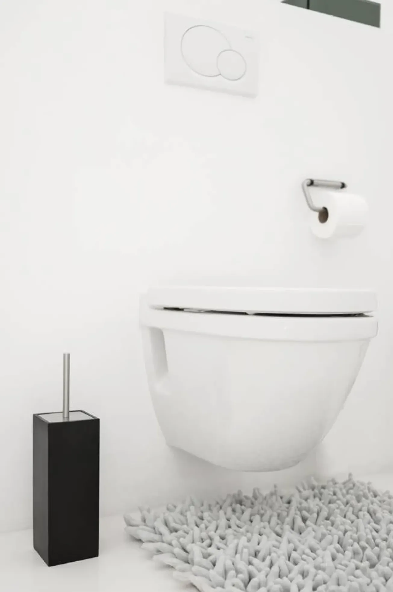 Bath & Living Aquanova Toilet brush holder MOON black-09 (MOOBHR-09)