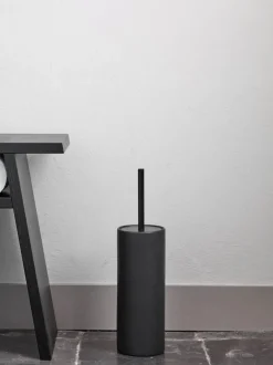 Bath & Living Aquanova Toilet brush holder FORTE color black (FORBHR-09)