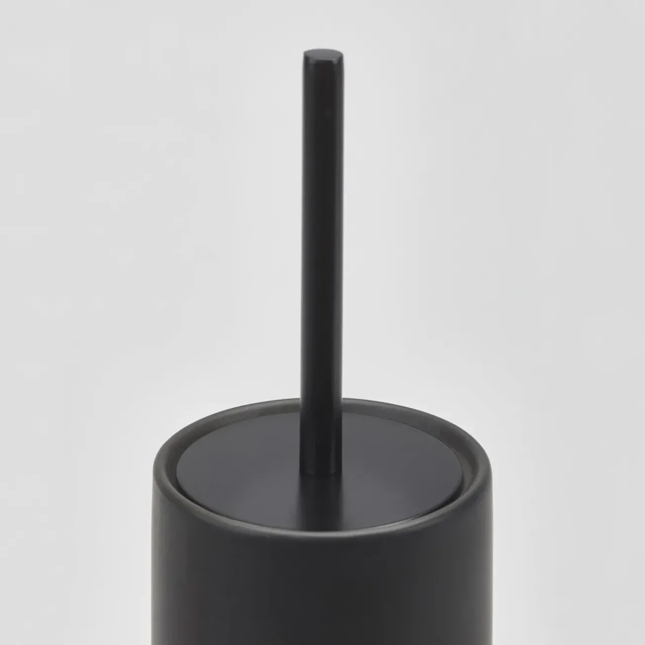 Bath & Living Aquanova Toilet brush holder FORTE color black (FORBHR-09)