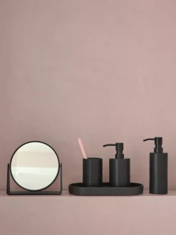 Bath & Living Aquanova Toilet brush holder FORTE color black (FORBHR-09)