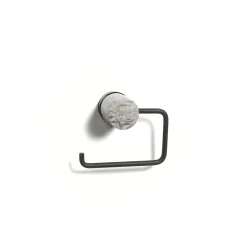 Bath & Living Aquanova Toilet roll holder NERO color Alba (gray)