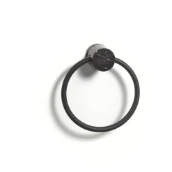 Bath & Living Aquanova Towel ring NERO color Black (black)