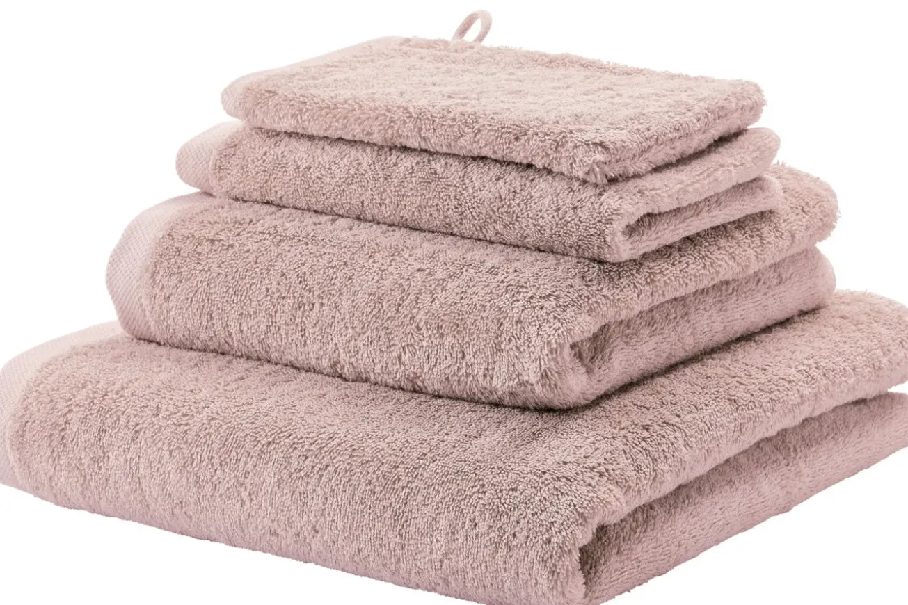 Bath & Living Aquanova Towel 55x100 cm LONDON color Dusty Pink-87 (set/3)