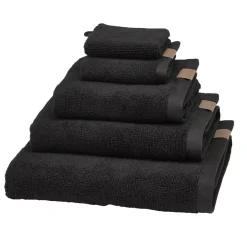 Bath & Living Aquanova Towel 70x130 cm OSLO color Black (OSLTWL-09) set/3