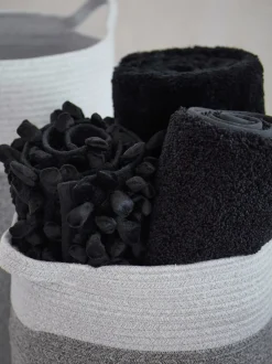Bath & Living Aquanova Towel 70x130 cm OSLO color Black (OSLTWL-09) set/3