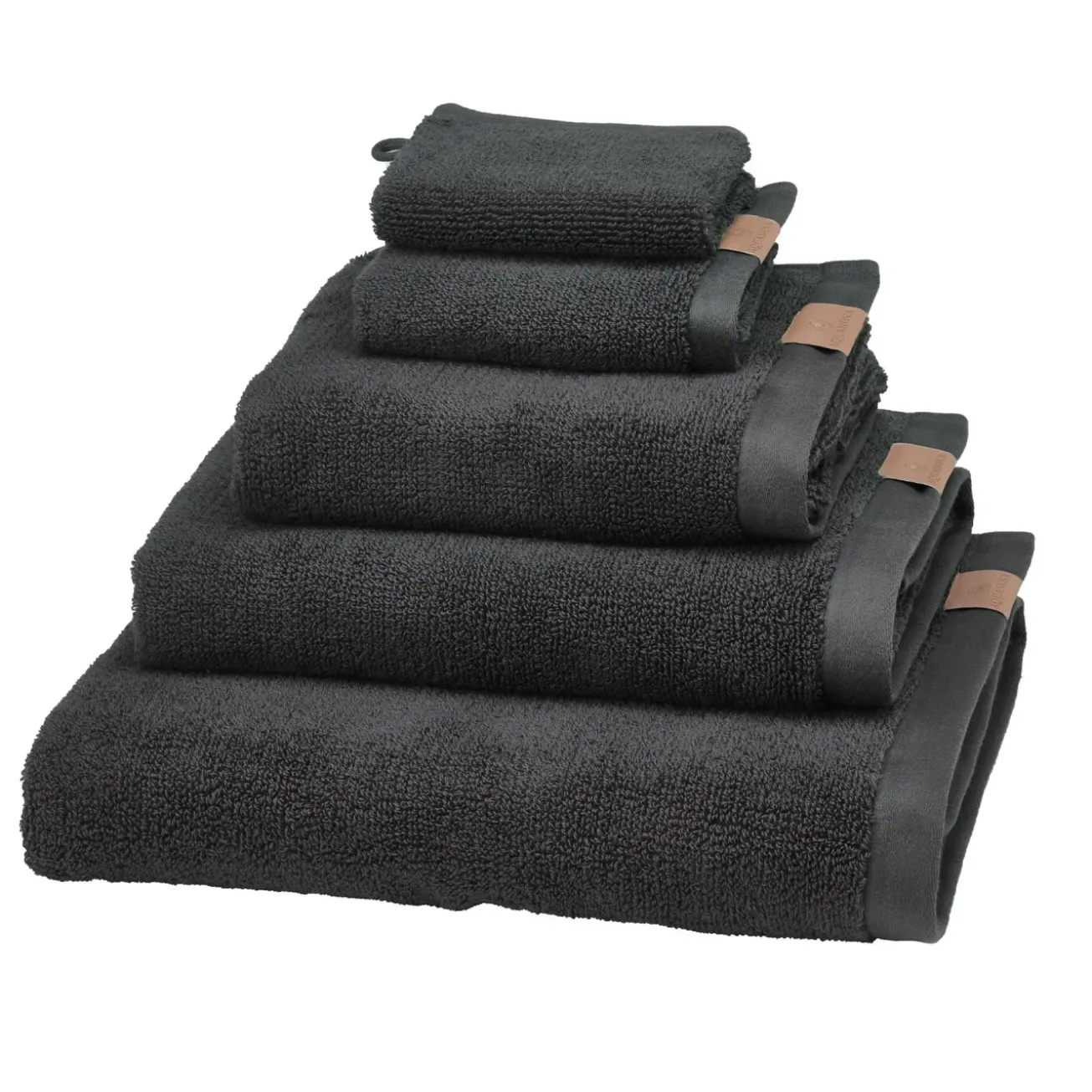 Bath & Living Aquanova Towel 55x100 cm OSLO Caviar-633 (OSLTWL-633) set/3