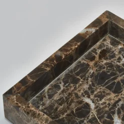 Bath & Living Aquanova Tray / Bowl HAMMAM Brown (rectangle) HAMTRA-01