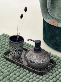 Bath & Living Aquanova Tray / bowl UGO color Olive Black-994 (black)