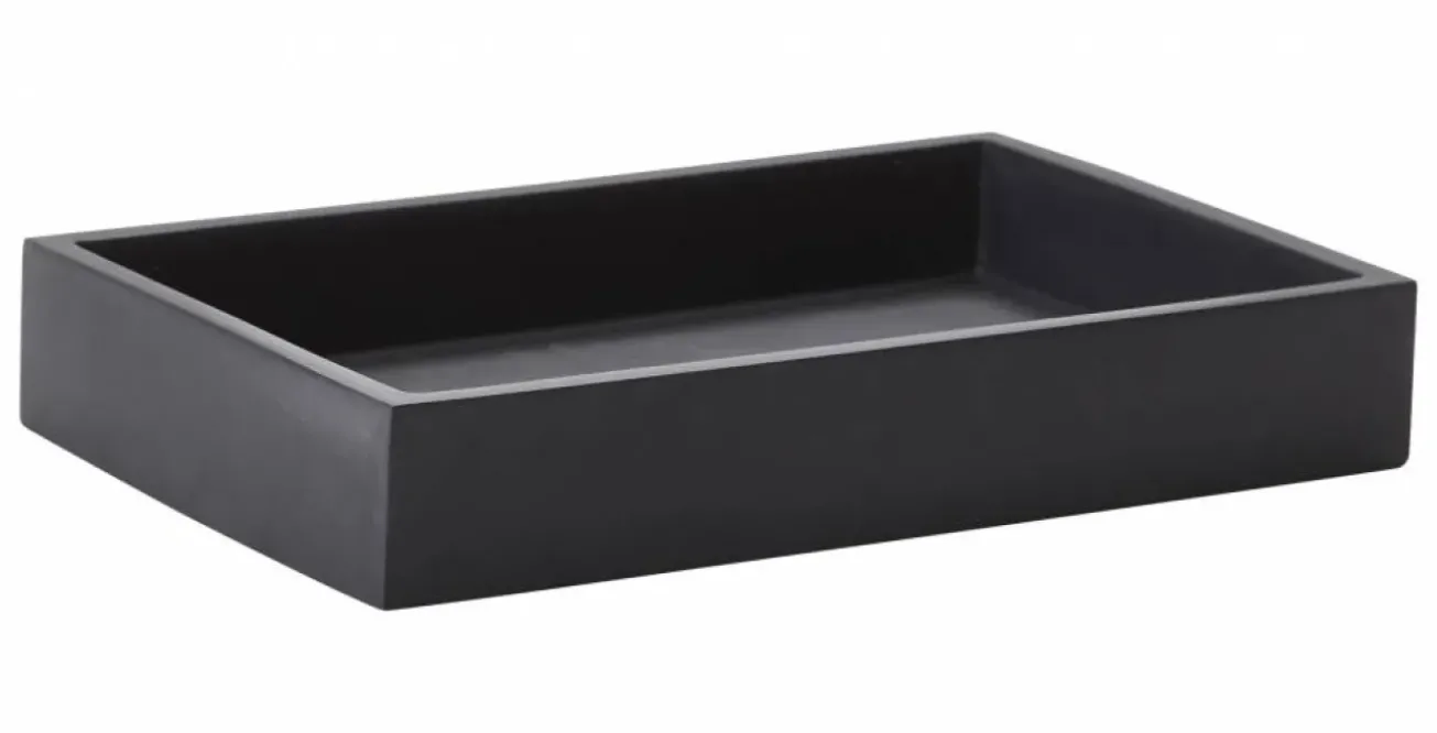 Bath & Living Aquanova Tray/bowl MOON black-09 (MOOTRA-09)