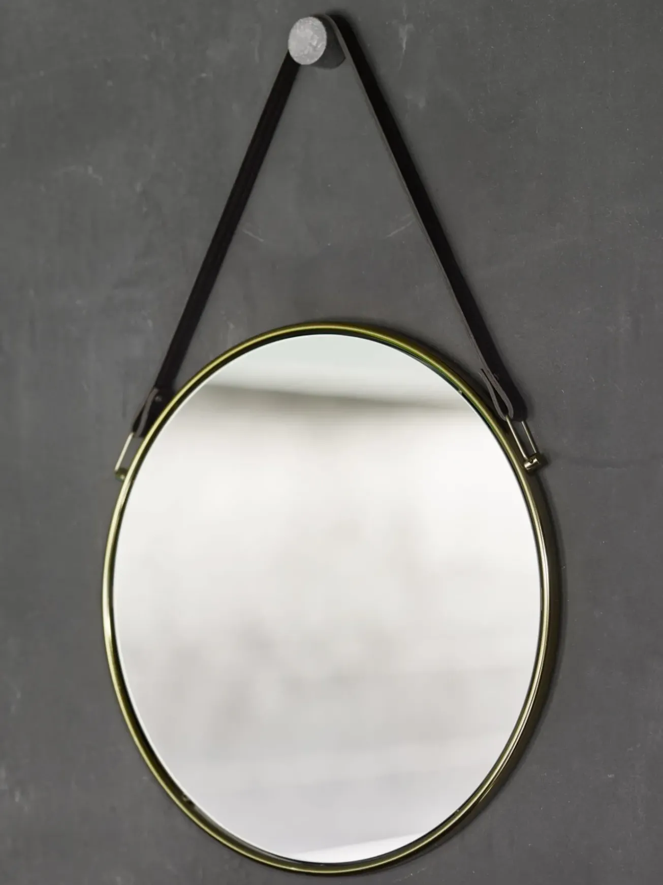 Bath & Living Aquanova Wall mirror with belt THYMO gold (THYMIR-127)