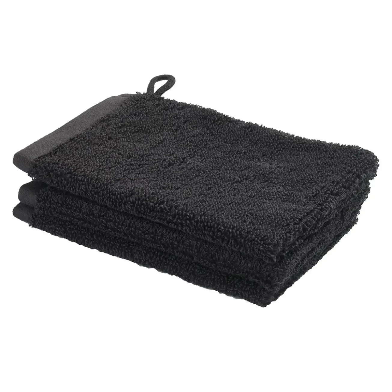 Bath & Living Aquanova Washcloth OSLO Caviar-633 (OSLTWW-633) set/6