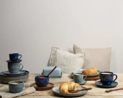 Bath & Living ASA Selection SAISONS cup and saucer color Denim (blue)