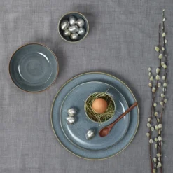 Bath & Living ASA Selection SAISONS flat plate 27 cm color Denim (blue)